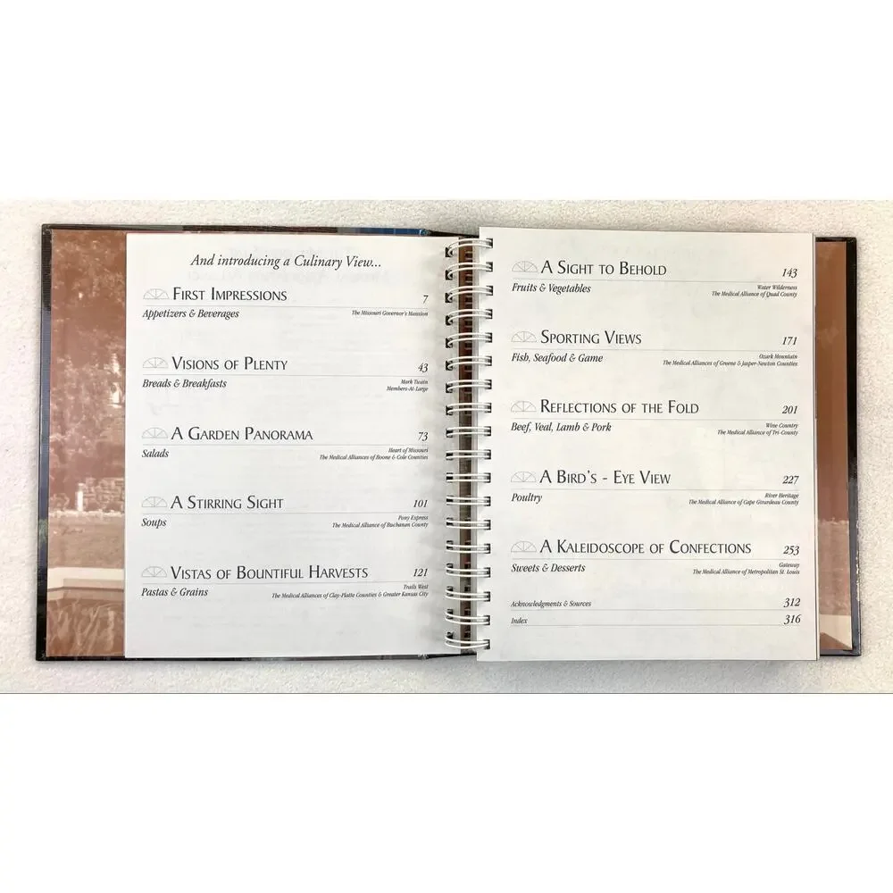 Windows Across Missouri A Culinary View Cookbook ISBN 0971734909 Vintage 2002